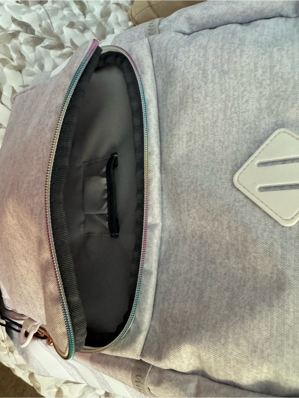 adidas Classic 3S 4 Backpack – Unisex Laptop Bookbag in Heather Gray - NWT - Picture 9 of 10